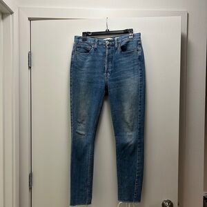 RE/DONE Originals 2017 High Rise Ankle Crop Size 28